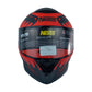 CASCO NOSS NS-801 JURASSIC BIKE ROJO/NEGRO XL