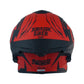 CASCO NOSS NS-801 JURASSIC BIKE ROJO/NEGRO XL