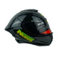 CASCO NOSS NS-801 CERRADO NEGRO VERDE M