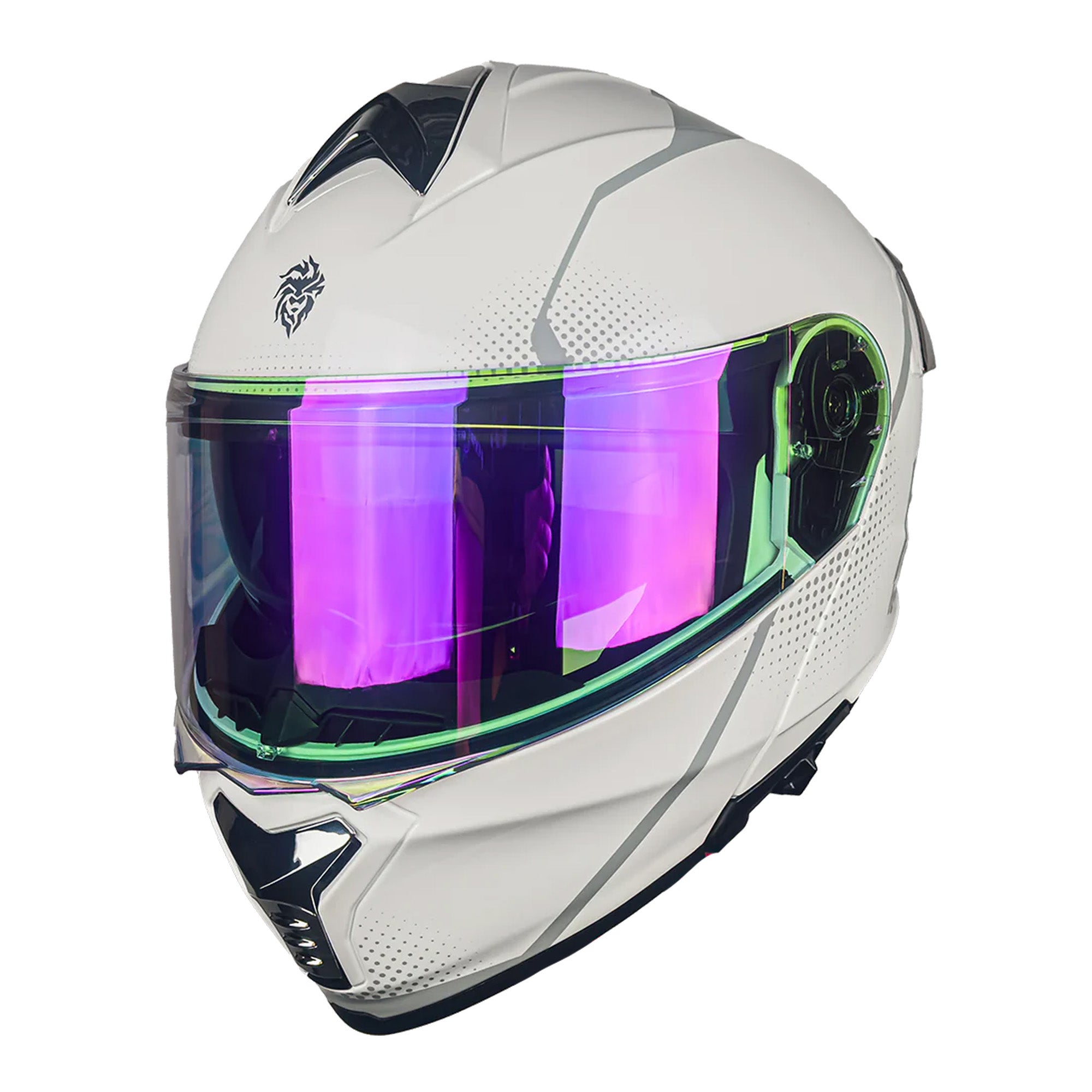 CASCO KOV  THUNDER WAVES BLANCO XXL