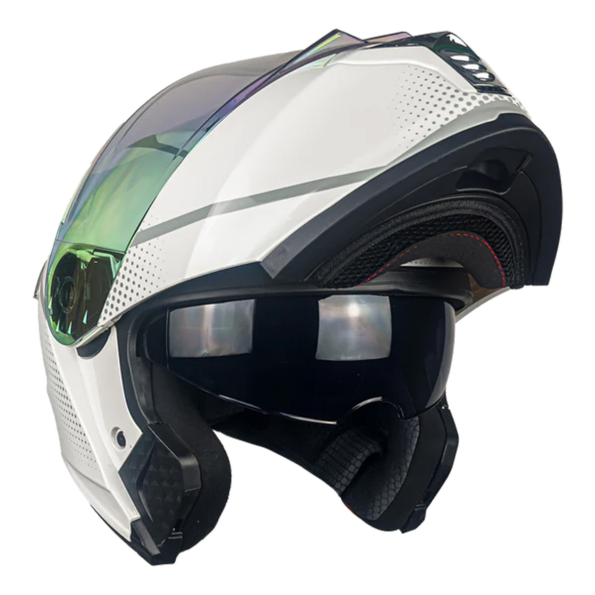 CASCO KOV  THUNDER WAVES BLANCO XXL
