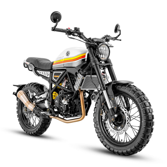 MOTOCICLETA DAYTONA SCRAMBLER MAX 300 BLANCO 2025