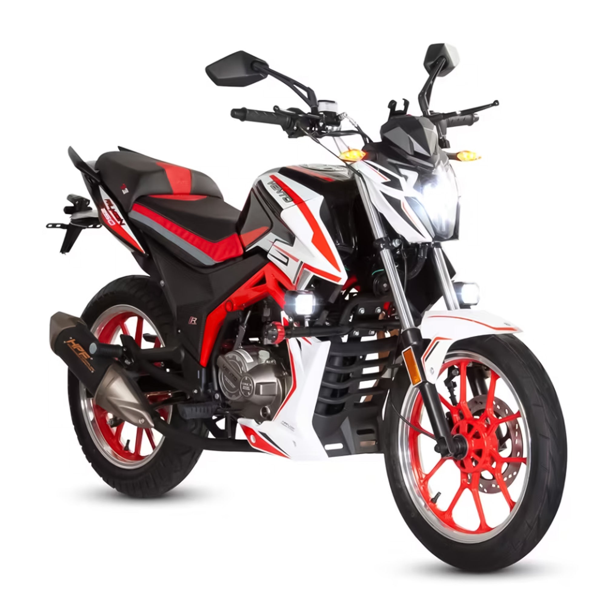 MOTOCICLETA VENTO FALKON 250 BLANCO/ROJO 2026