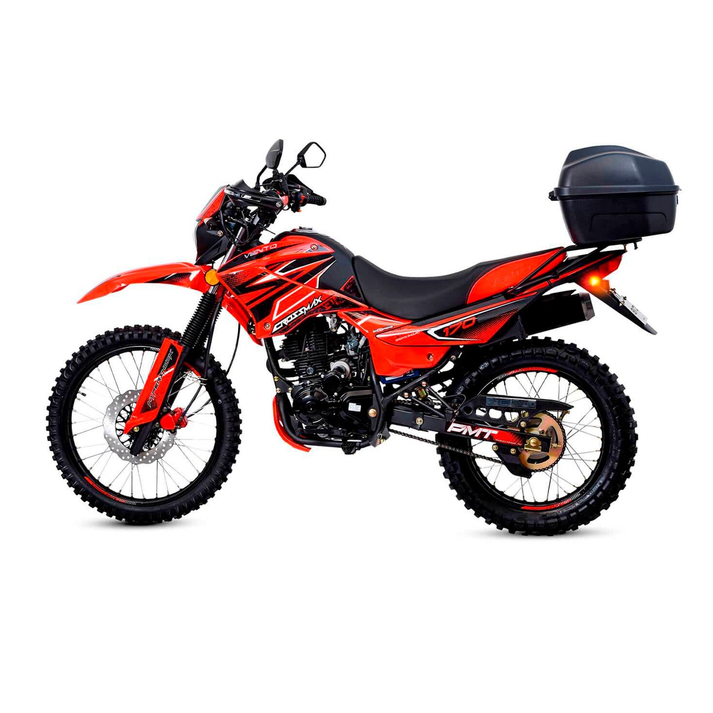 MOTOCICLETA VENTO CROSSMAX 170 ROJO 2026