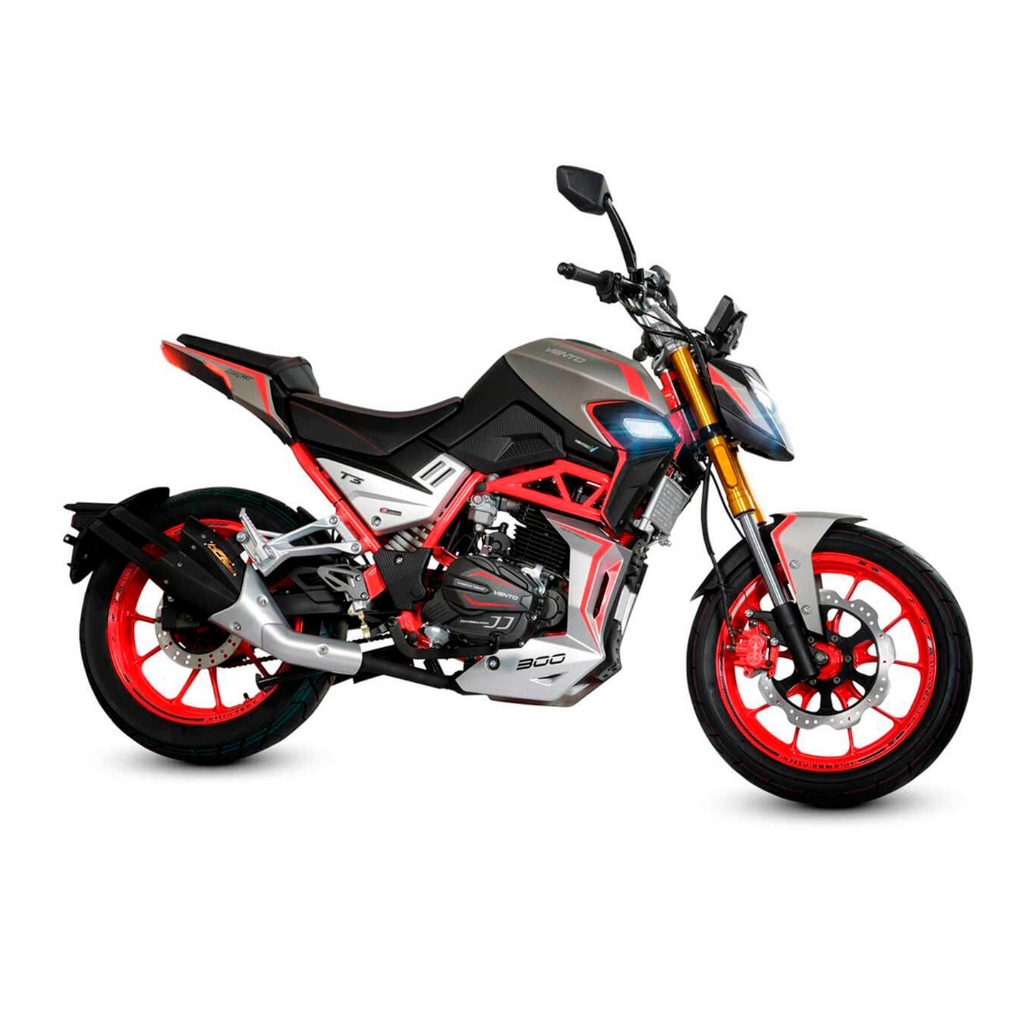 MOTOCICLETA VENTO NITROX T3 300 ROJO 2026