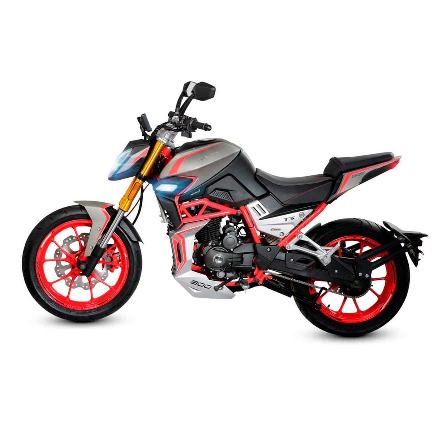 MOTOCICLETA VENTO NITROX T3 300 ROJO 2026