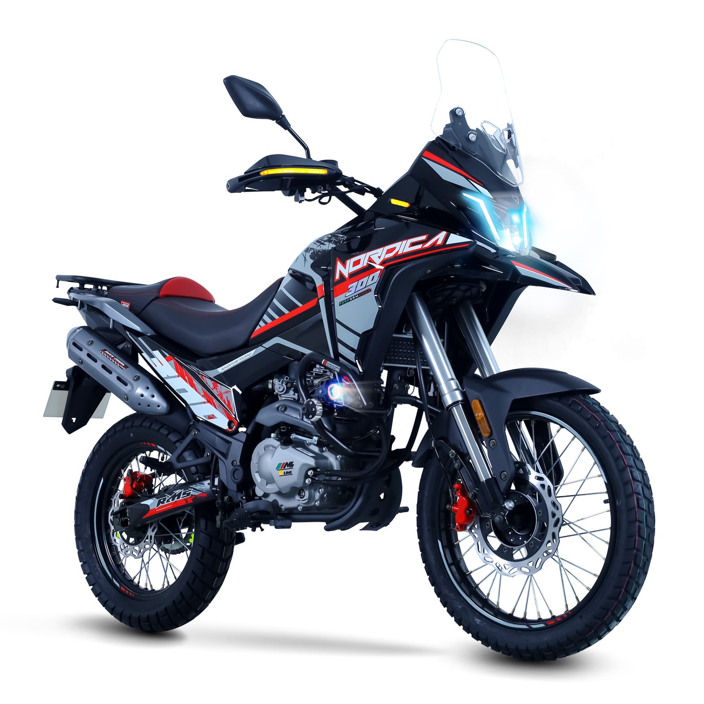 MOTOCICLETA MB NORDICA 300 ROJO 2025