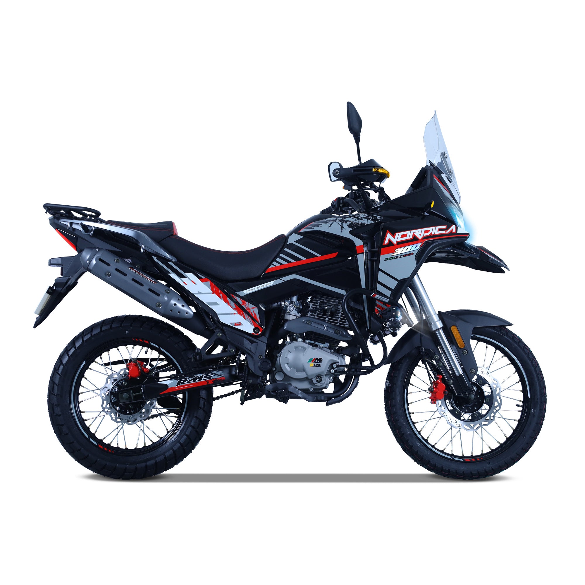 MOTOCICLETA MB NORDICA 300 ROJO 2025