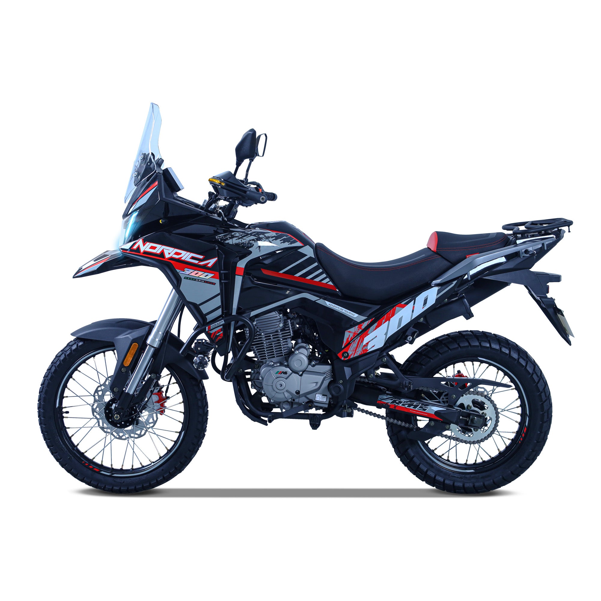 MOTOCICLETA MB NORDICA 300 ROJO 2025