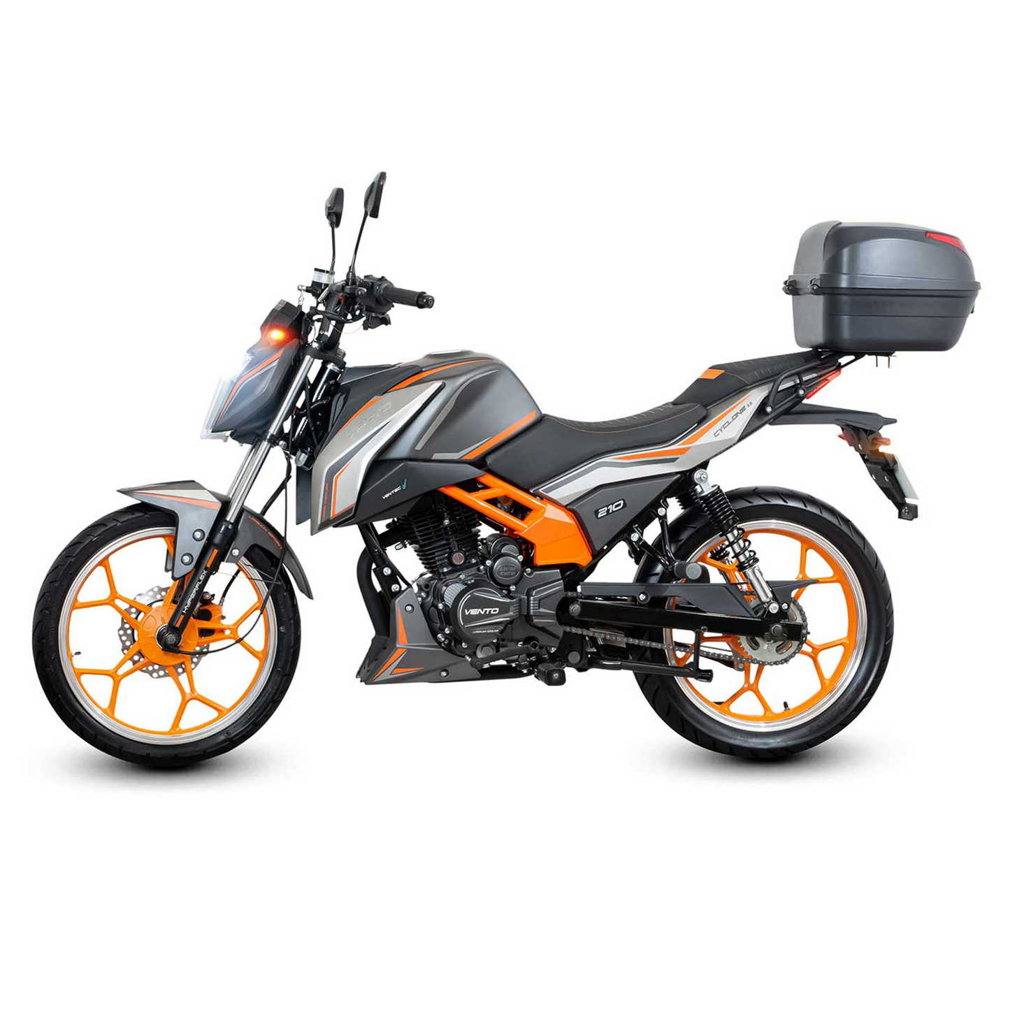 MOTOCICLETA VENTO CYCLONE 210 GRIS 2025