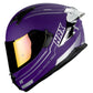 CASCO OBSIDIAN PURPURA / PLATA MATE HAX XL