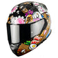 CASCO AMATISTA MANEKI NEKO BLACK BRILLO HAX XXL