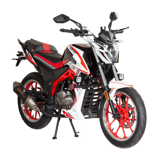 MOTOCICLETA VENTO FALKON 220 BLANCO/ROJO 2025