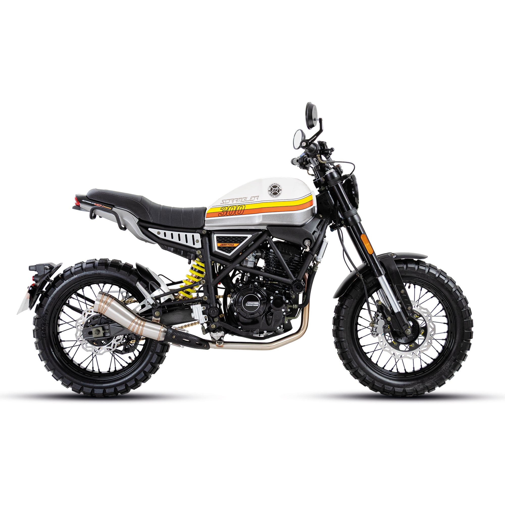 MOTOCICLETA DAYTONA SCRAMBLER MAX 300 BLANCO 2026