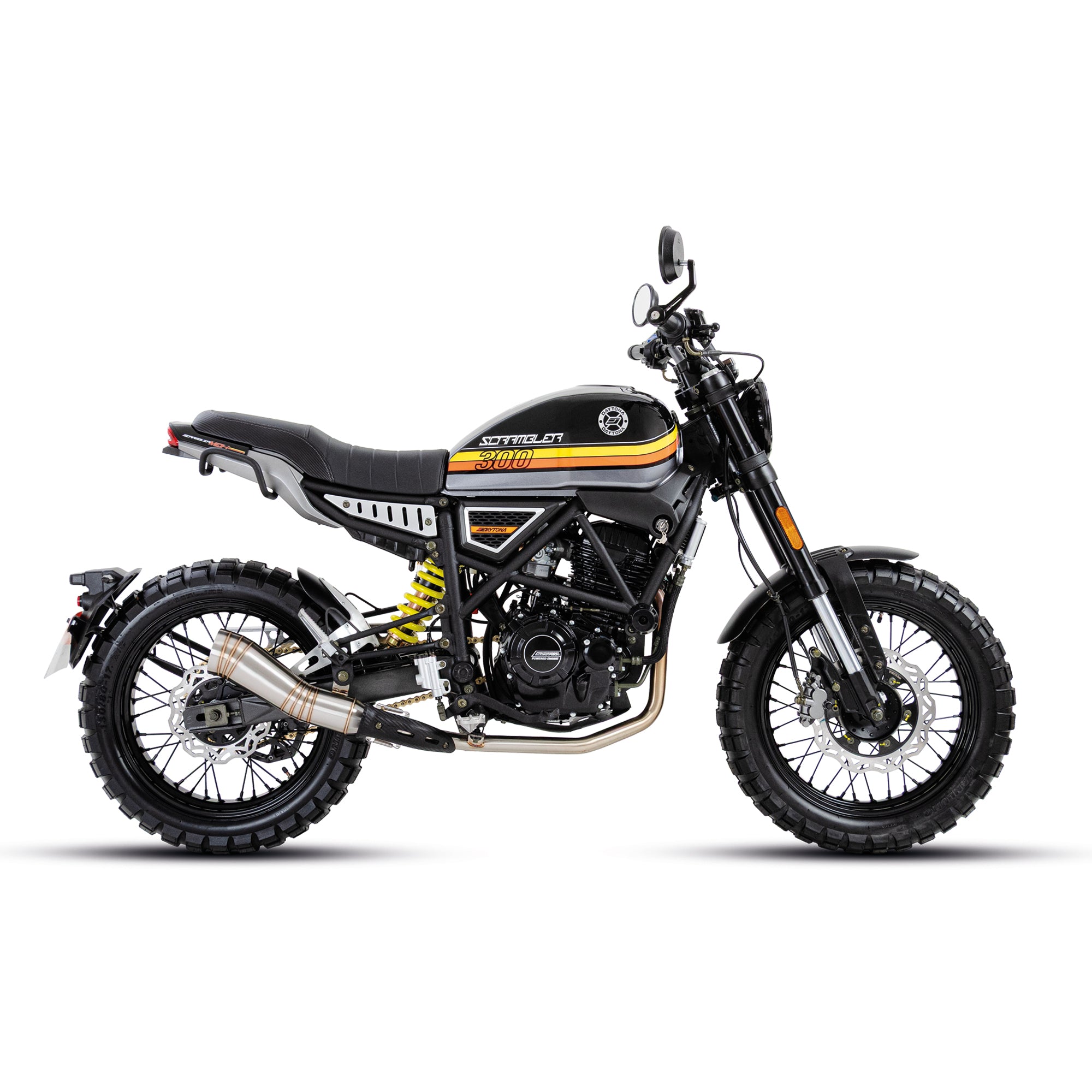 MOTOCICLETA DAYTONA SCRAMBLER MAX 300 NEGRO 2026