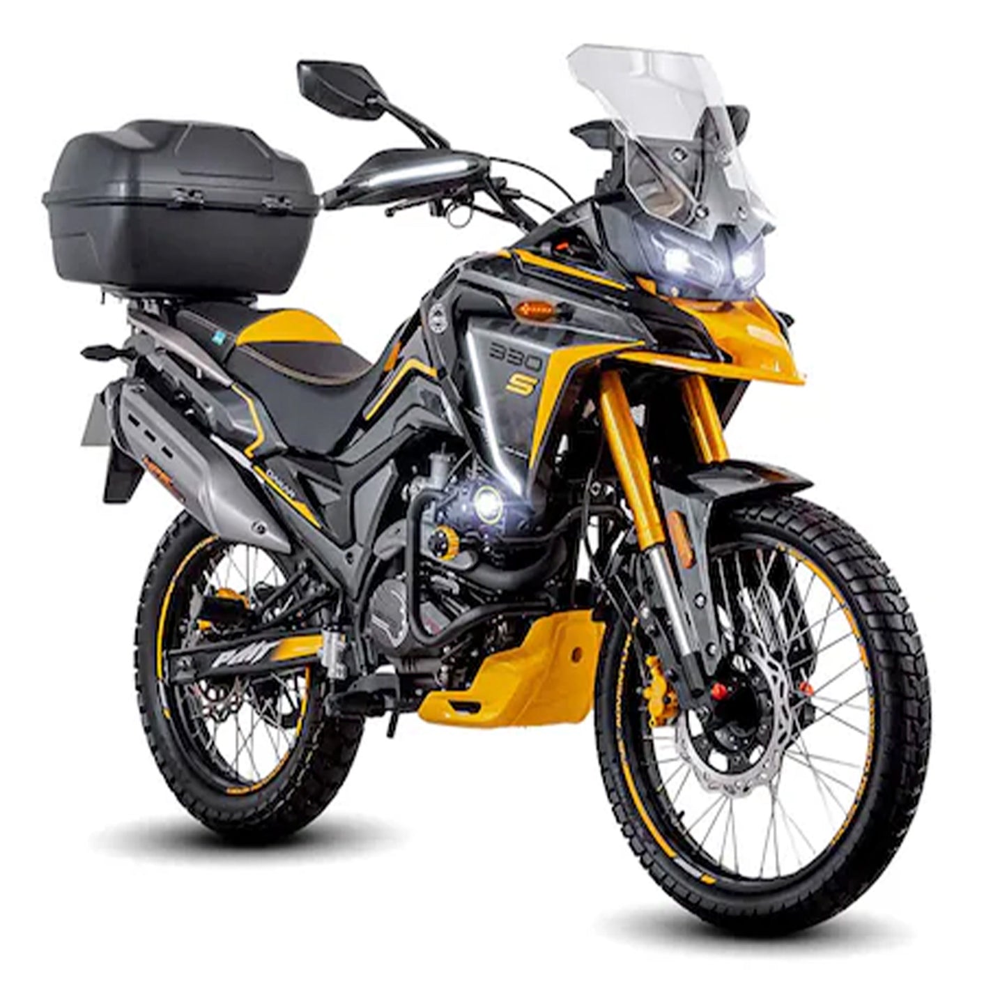 MOTOCICLETA VENTO DAKAR 330 GRIS MATE/AMARILLO 2026