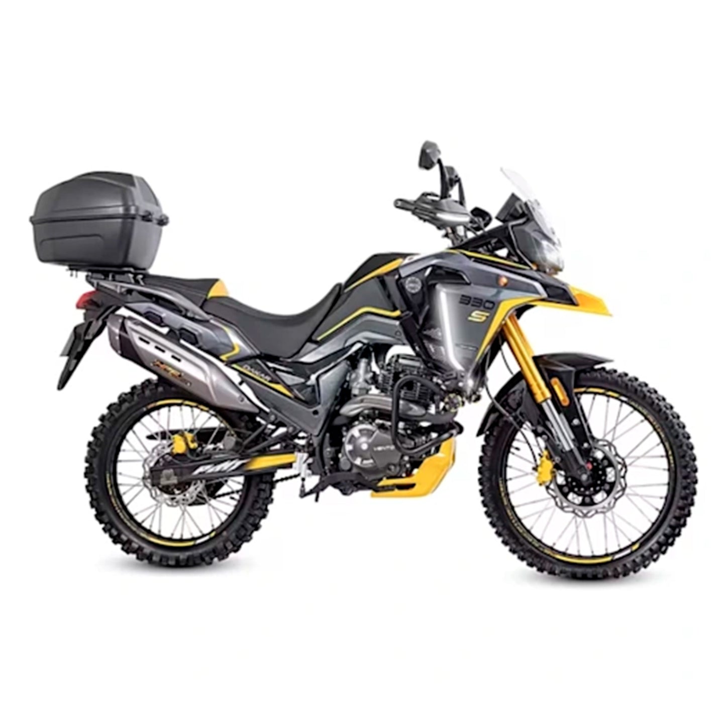 MOTOCICLETA VENTO DAKAR 330 GRIS MATE/AMARILLO 2026