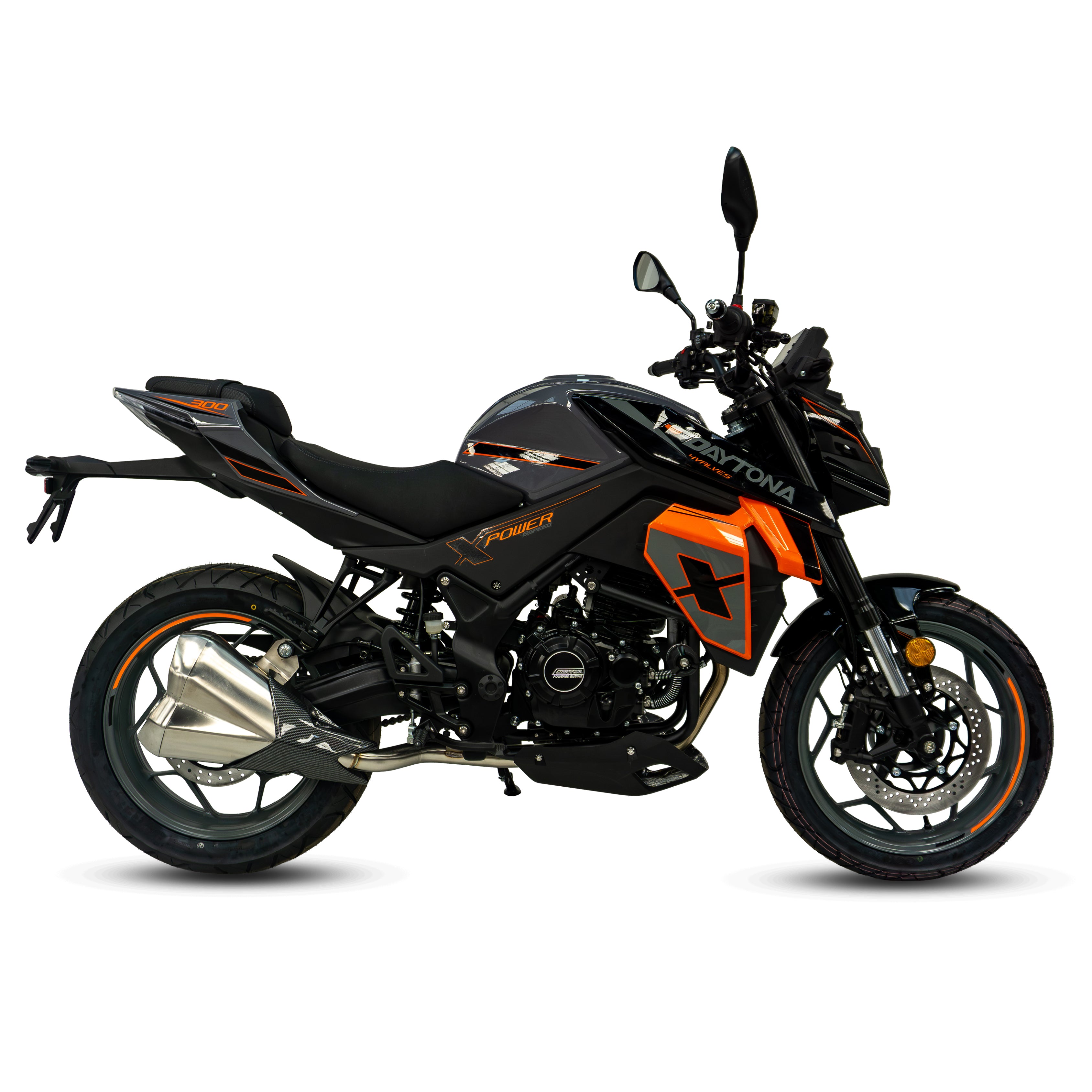 MOTOCICLETA DAYTONA X POWER 300 GRIS NARANJA 2026