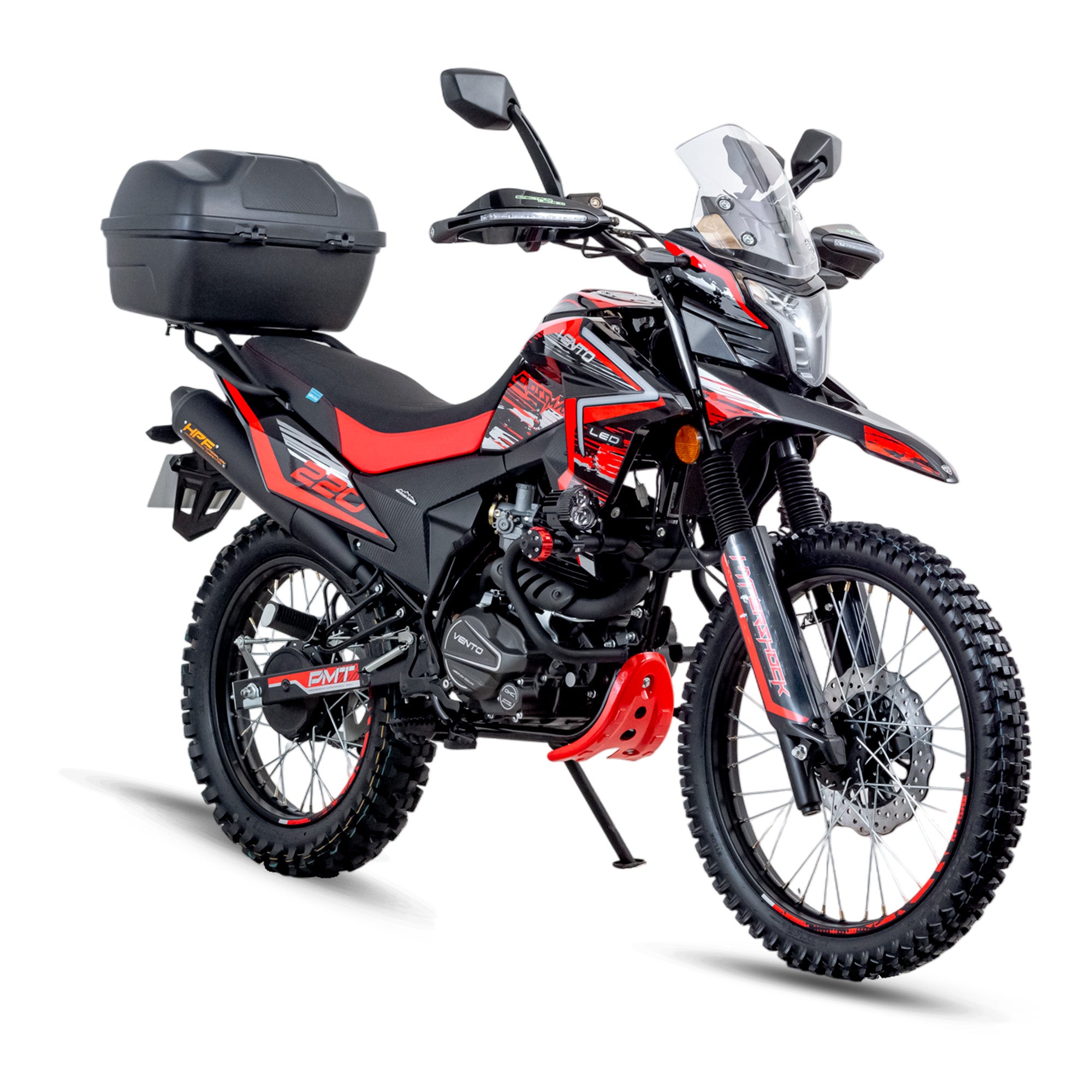 MOTOCICLETA VENTO CROSSMAX 220 NEGRO LED 2026