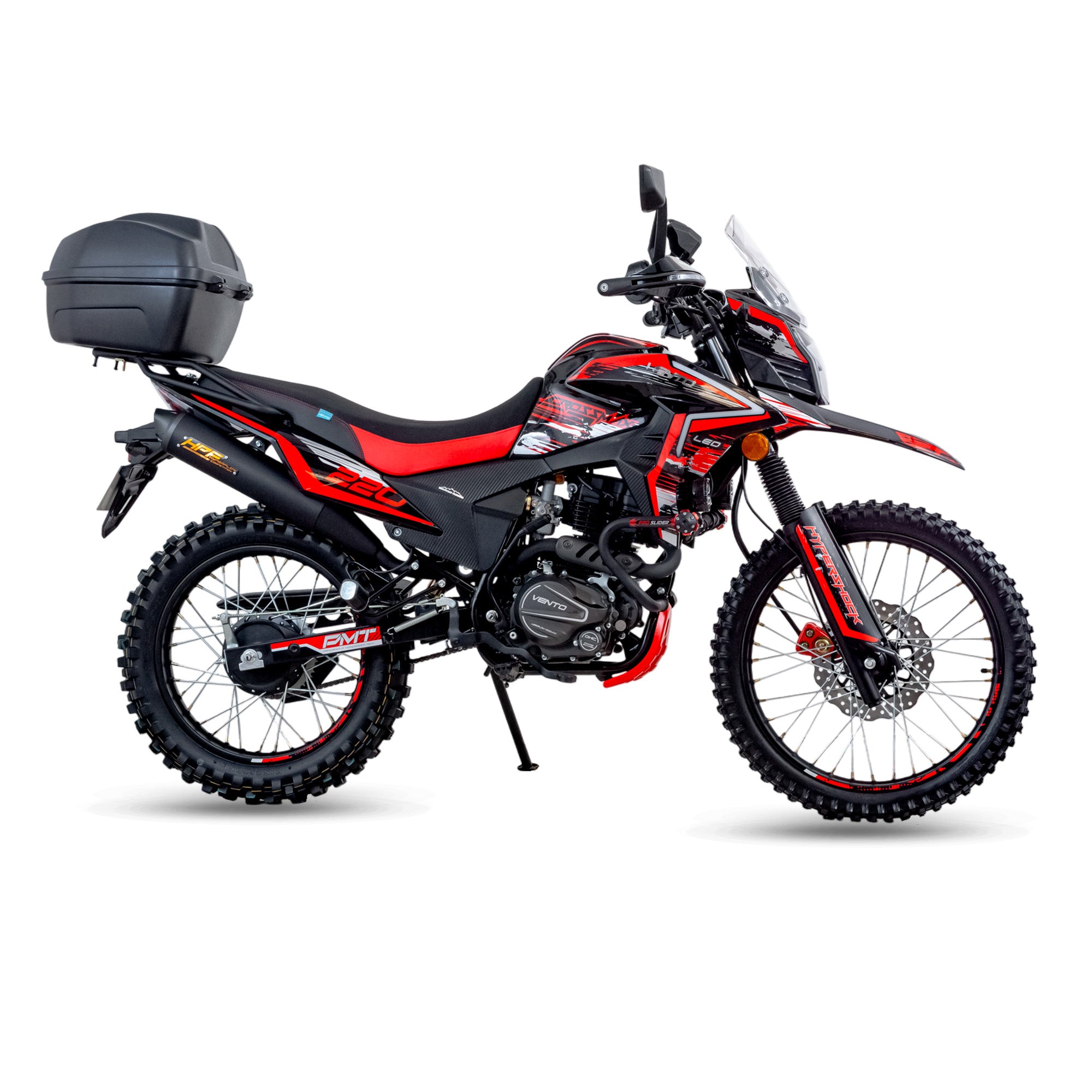MOTOCICLETA VENTO CROSSMAX 220 NEGRO LED 2026