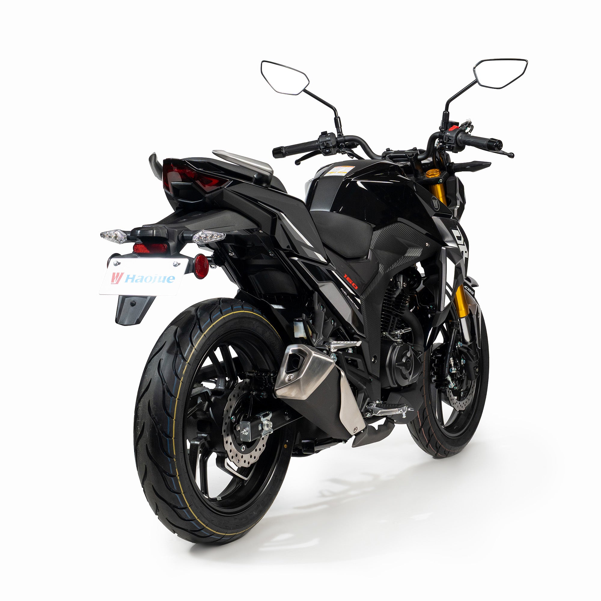MOTOCICLETA HAOJUE DR160 EFI CBS NEGRO 2026