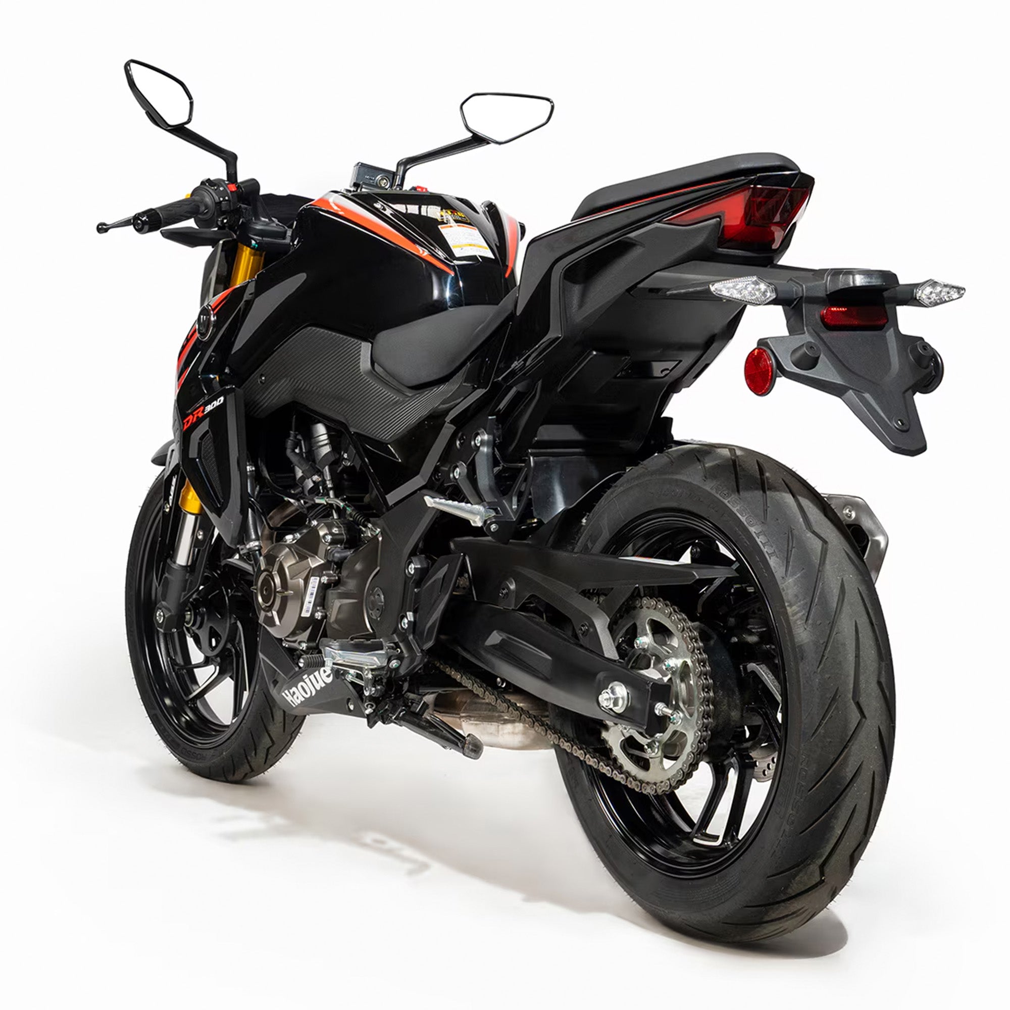 MOTOCICLETA HAOJUE FI ABS DR300 NEGRO 2026