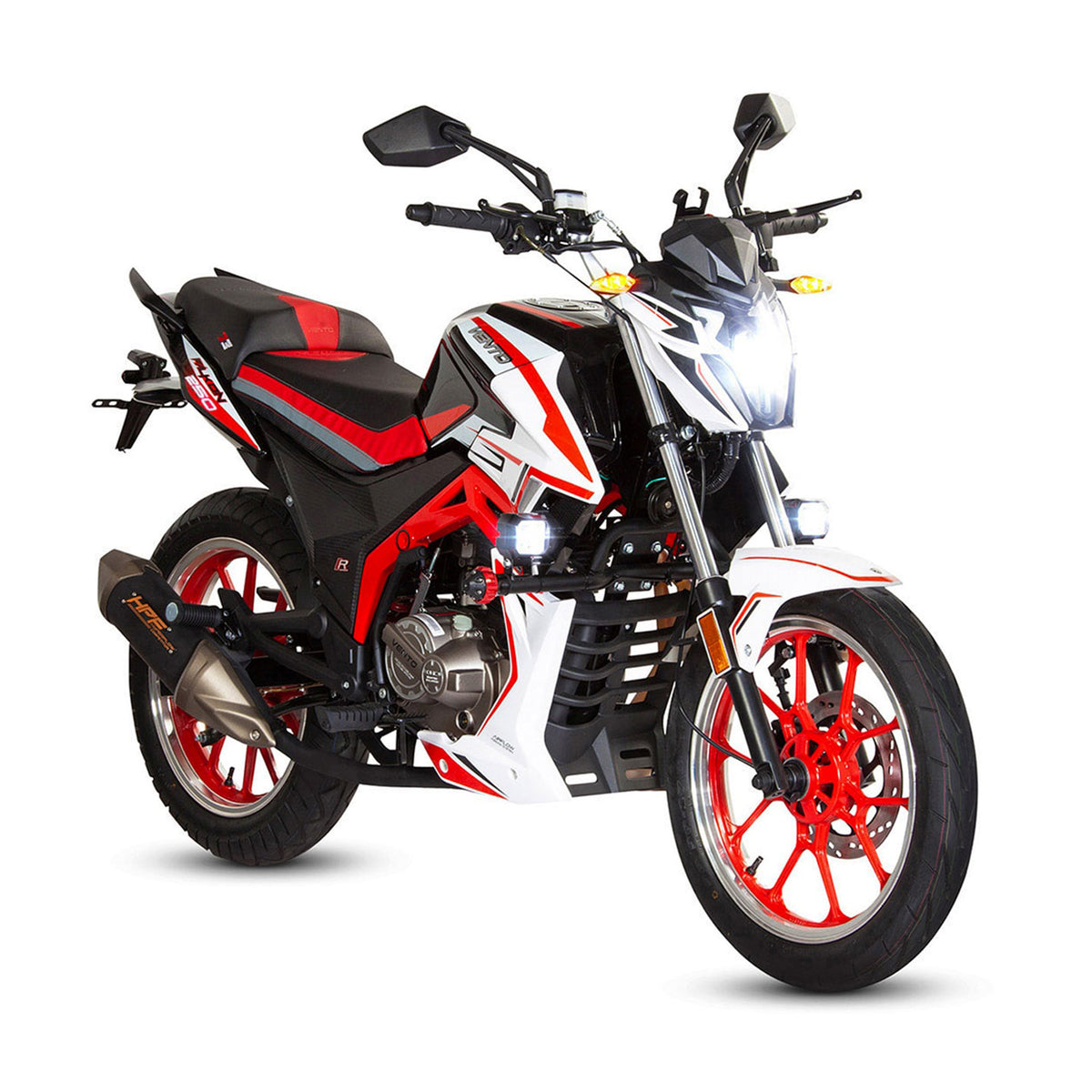 MOTOCICLETA VENTO FALKON 250 BLANCO/ROJO 2027