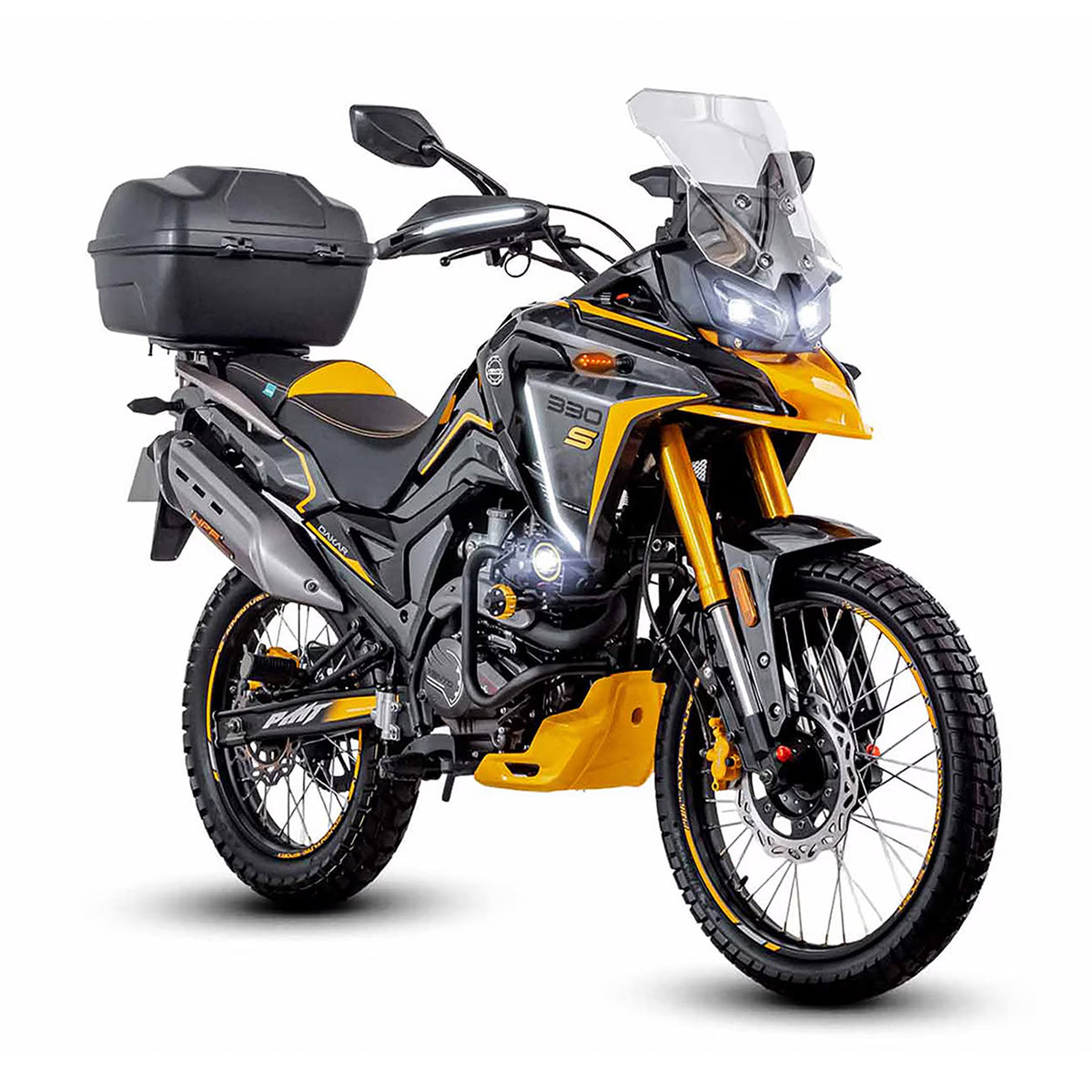 MOTOCICLETA VENTO DAKAR 330 GRIS MATE/AMARILLO 2027