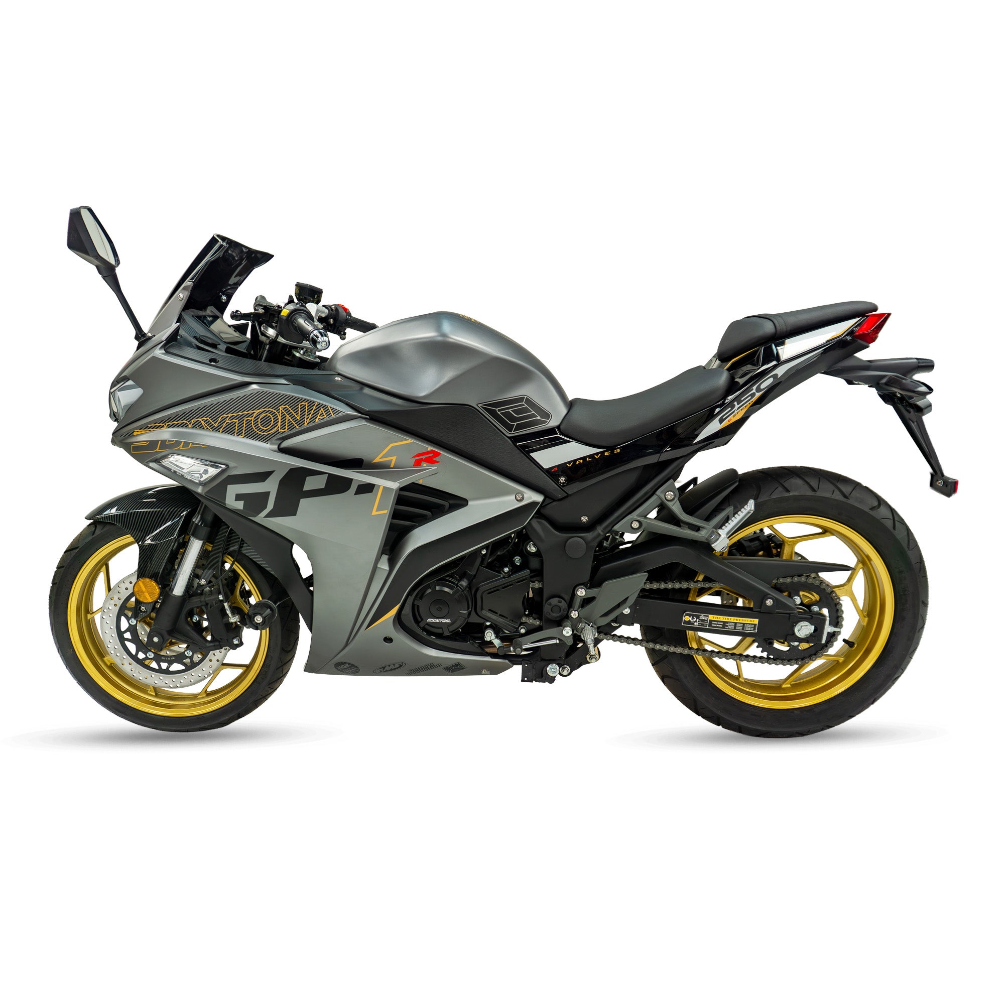 MOTOCICLETA DAYTONA GP-1 R 250 GRIS/DORADO 2027