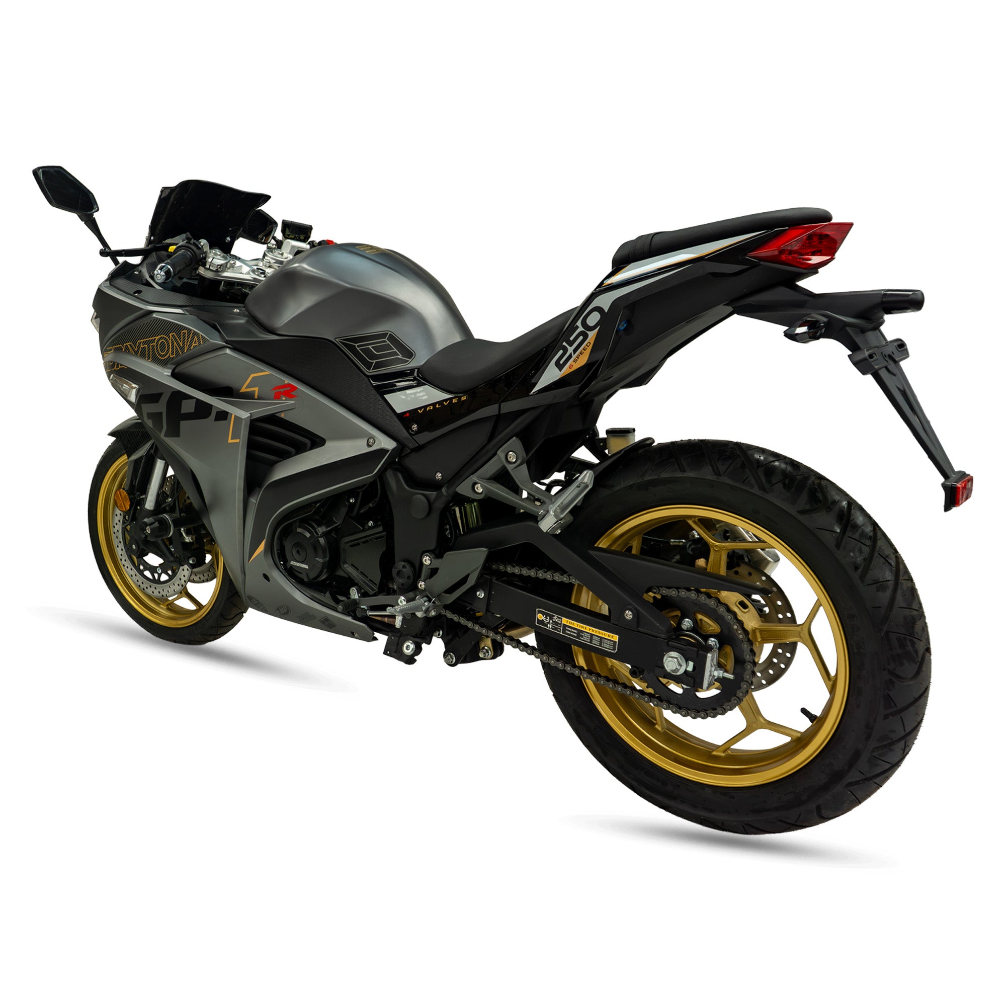 MOTOCICLETA DAYTONA GP-1 R 250 GRIS/DORADO 2027