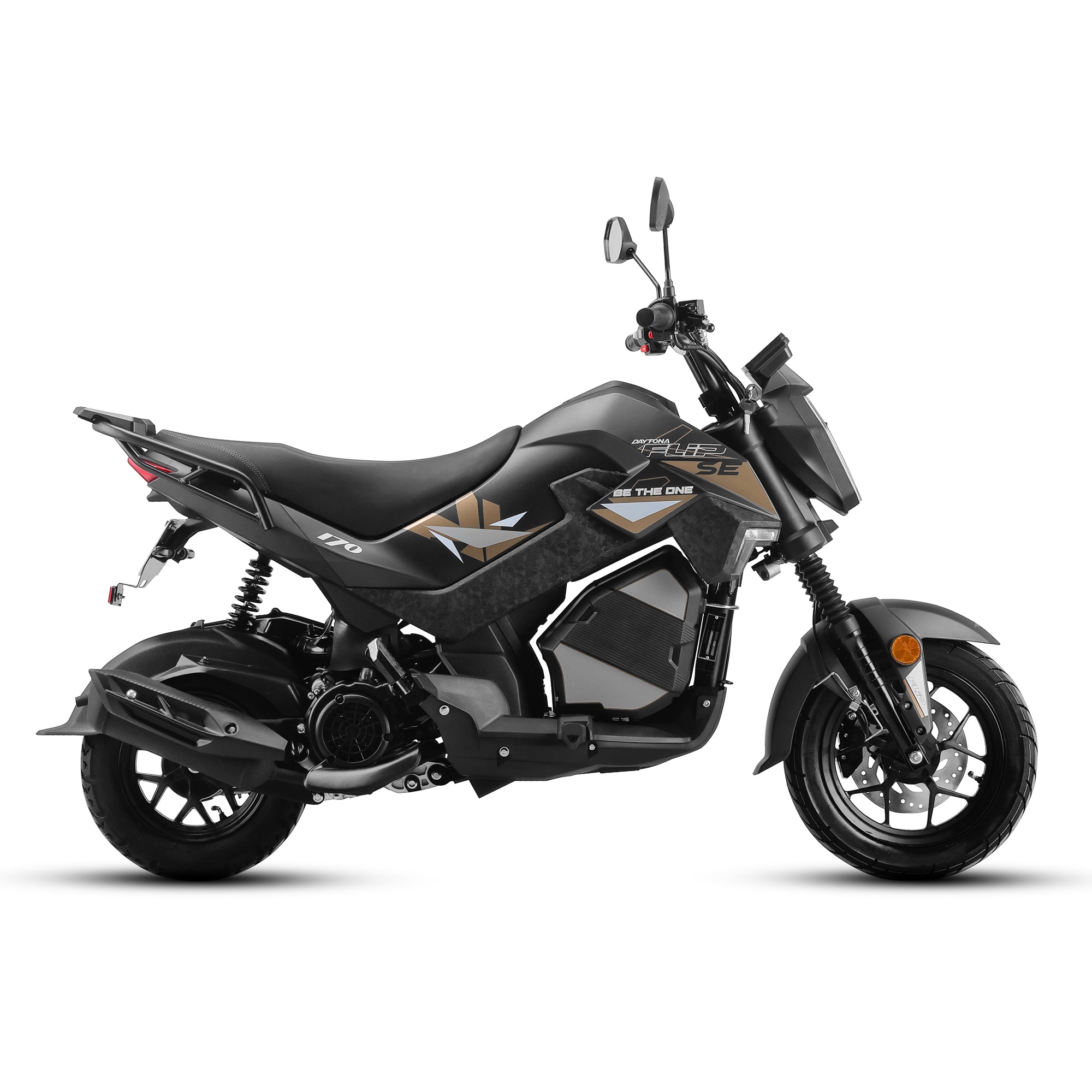 MOTOCICLETA DAYTONA FLIP SE 170 NEGRO DORADO 2026