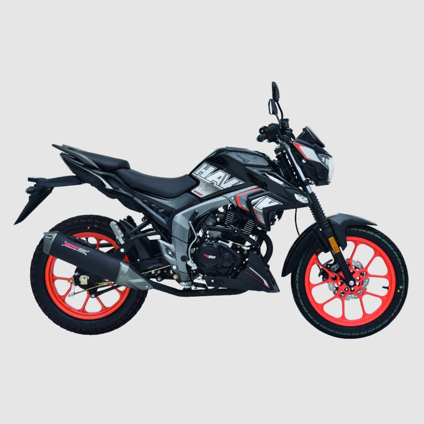 MOTOCICLETA BDS HAWK 200 NEGRO 2025