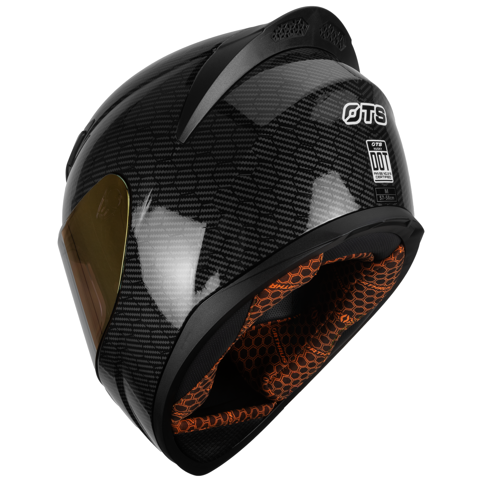 CASCO INTEGRAL OTS HUSKY NEGRO M