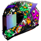 CASCO INTEGRAL OTS HUSKY HANNYA MATE NEGRO MORADO S