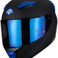 CASCO INTEGRAL OTS HUSKY SOLID MATTE BLACK BLUE M