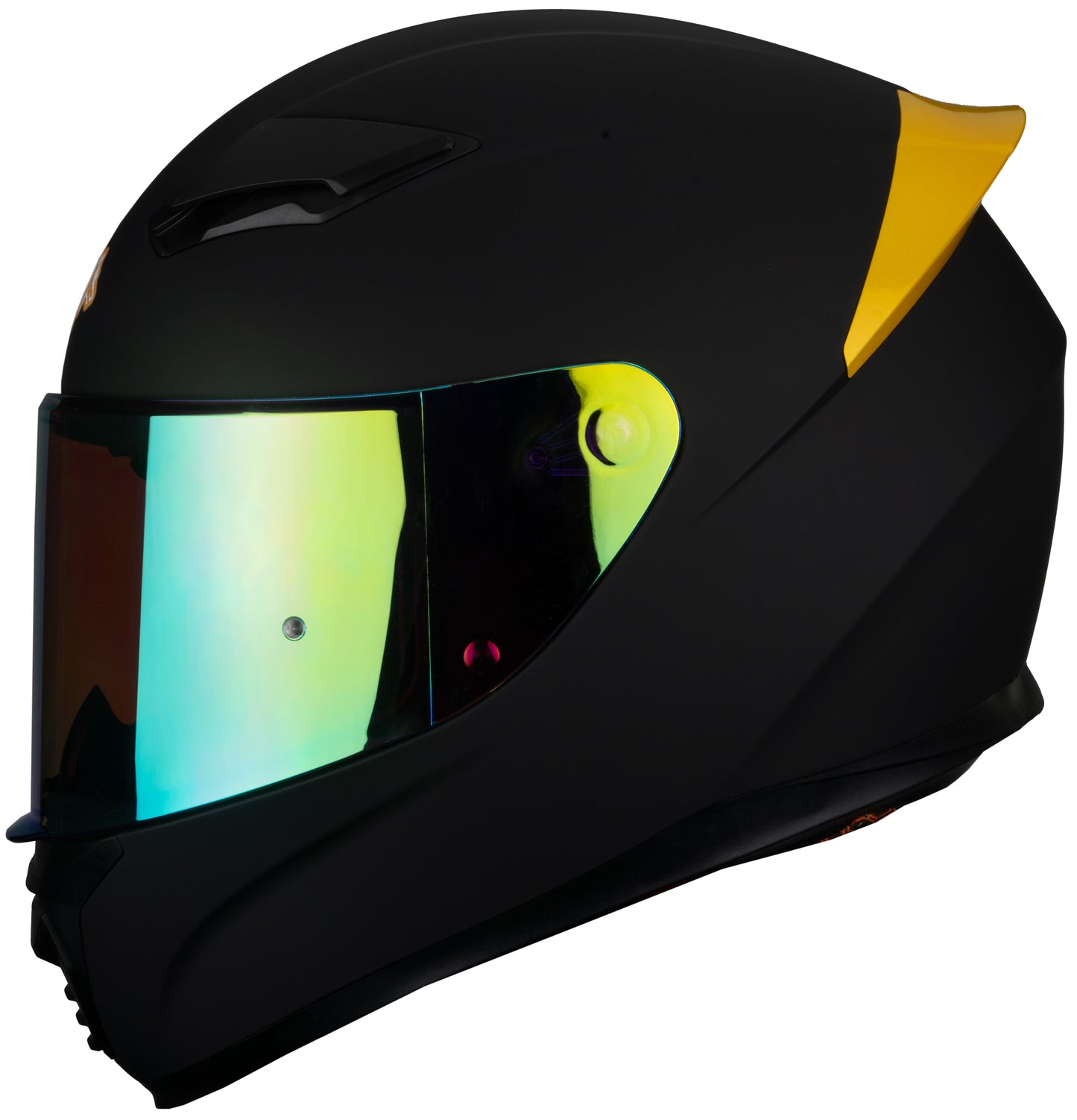 CASCO INTEGRAL OTS HUSKY SOLID MATTE BLACK GOLD L