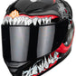 CASCO INTEGRAL OTS HUSKY MONSTER GLOSS BLACK SMOKE M