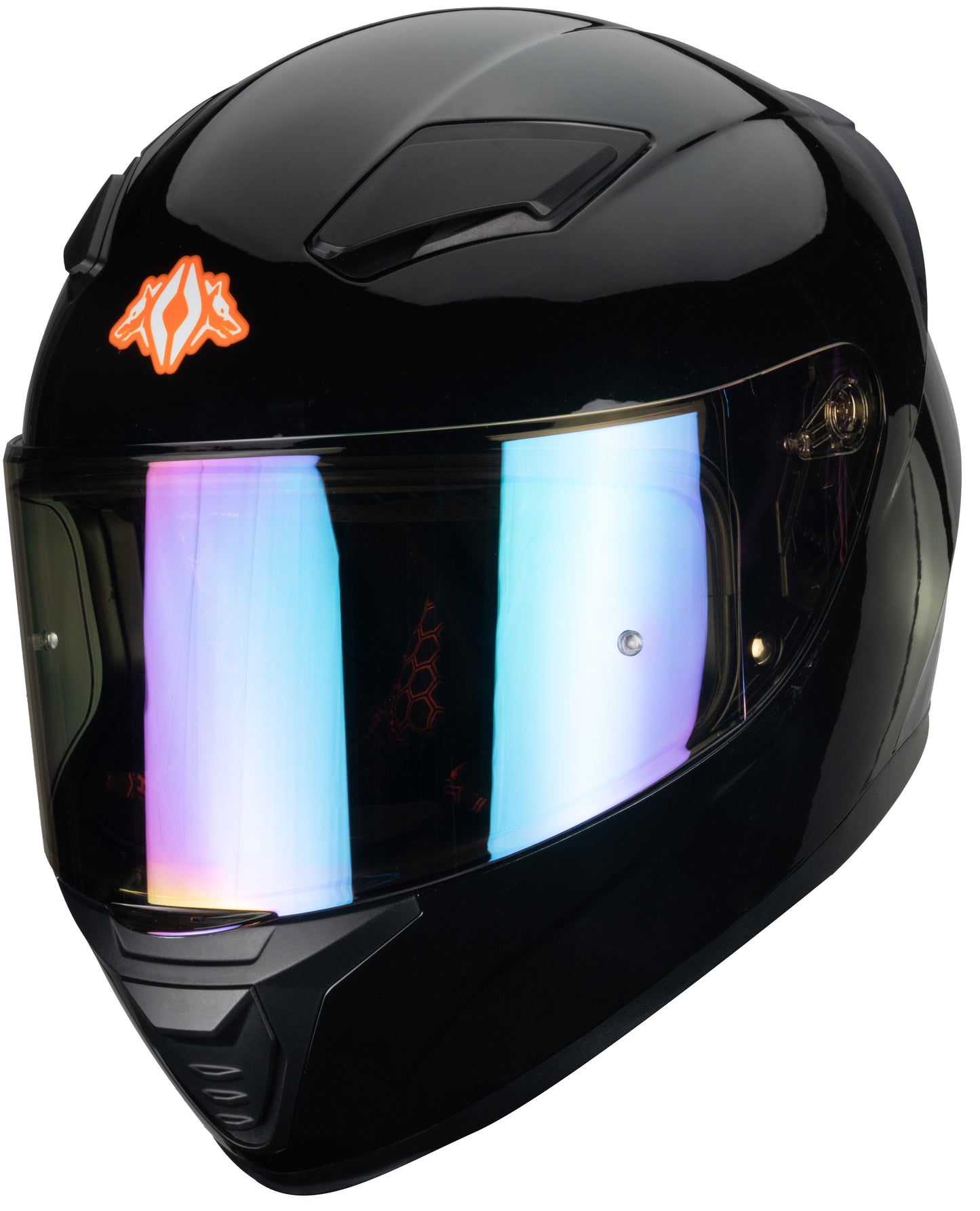 CASCO INTEGRAL OTS HUSKY NEGRO BRILLANTE L