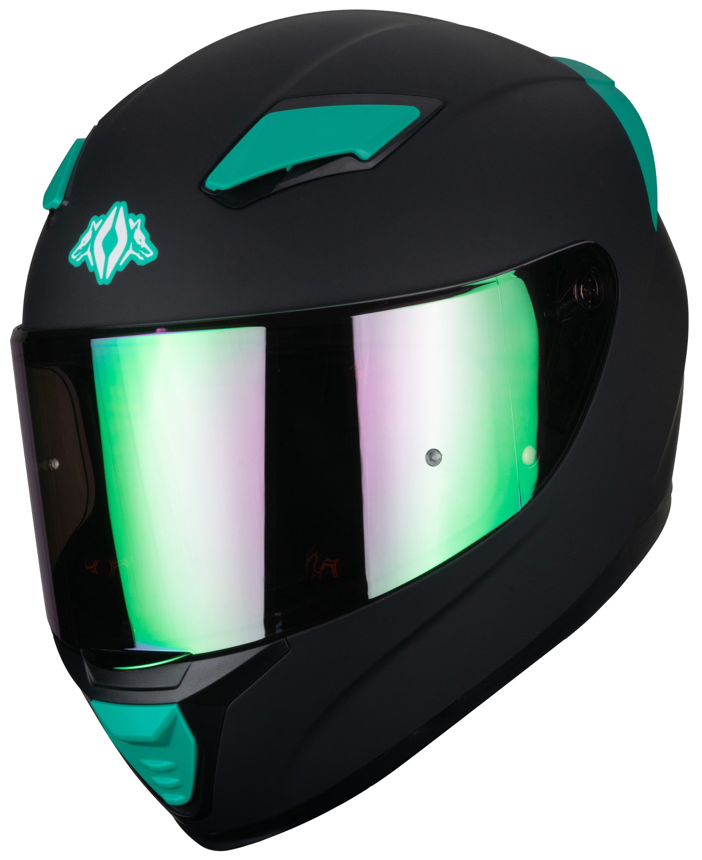 CASCO INTEGRAL OTS HUSKY SOLID MATTE BLACK GREEN S