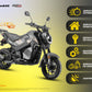 MOTOCICLETA DAYTONA FLIP SE 170 NEGRO DORADO 2026