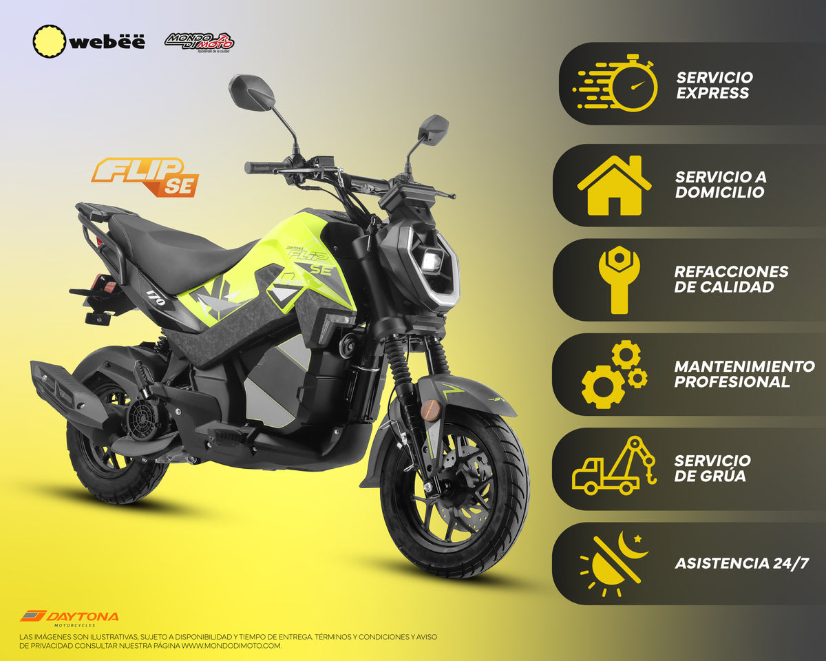 MOTOCICLETA DAYTONA FLIP SE 170 AMARILLO 2026