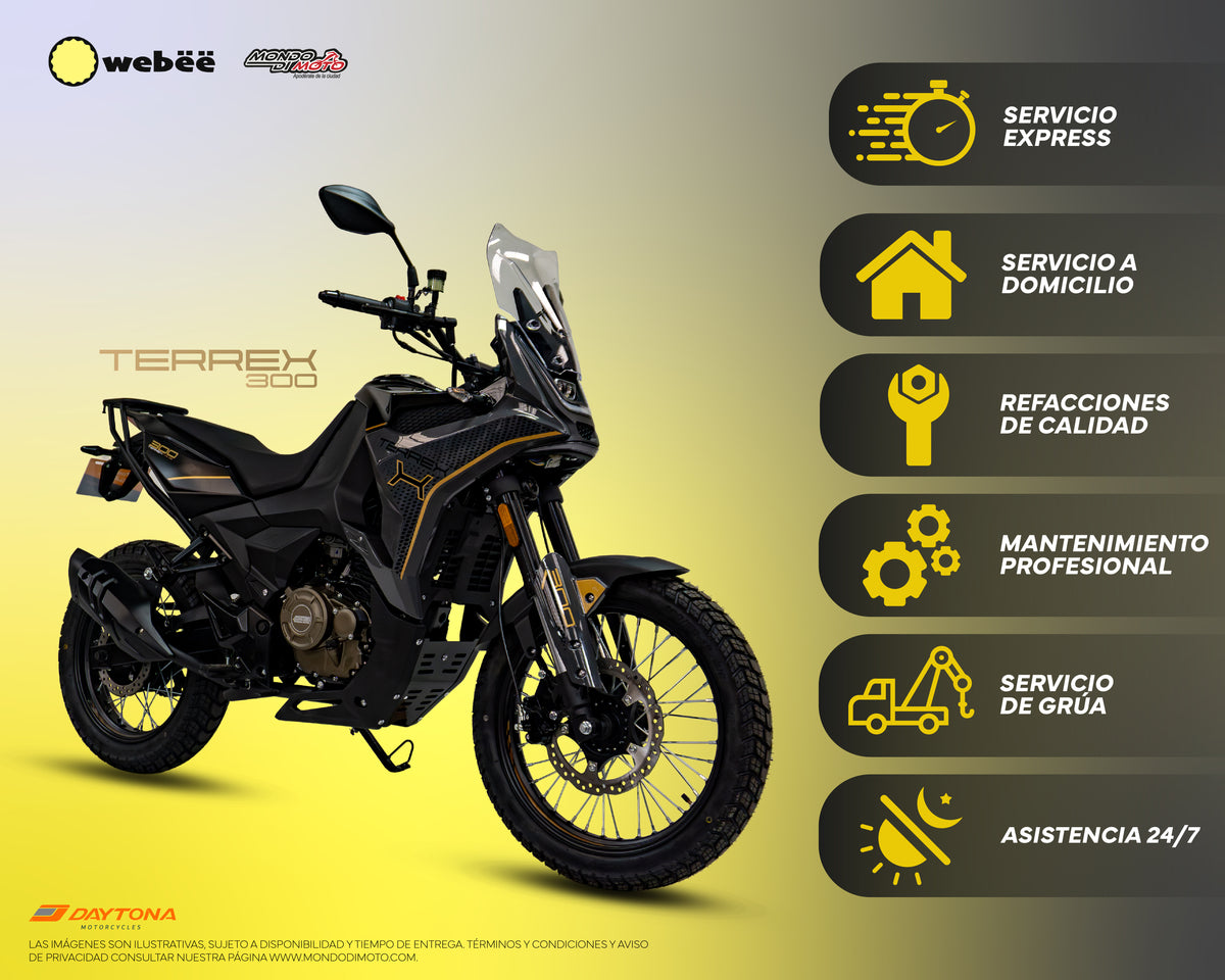 MOTOCICLETA DAYTONA TERREX 300 GRIS 2027